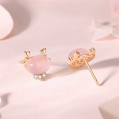 Heart Sterling Sier Peach Lucky Cute Dragon Life Necklaces