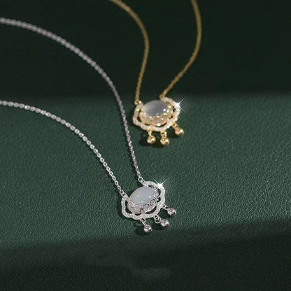 White Chalcedony Longevity Get Girlfriends Birthday Necklaces