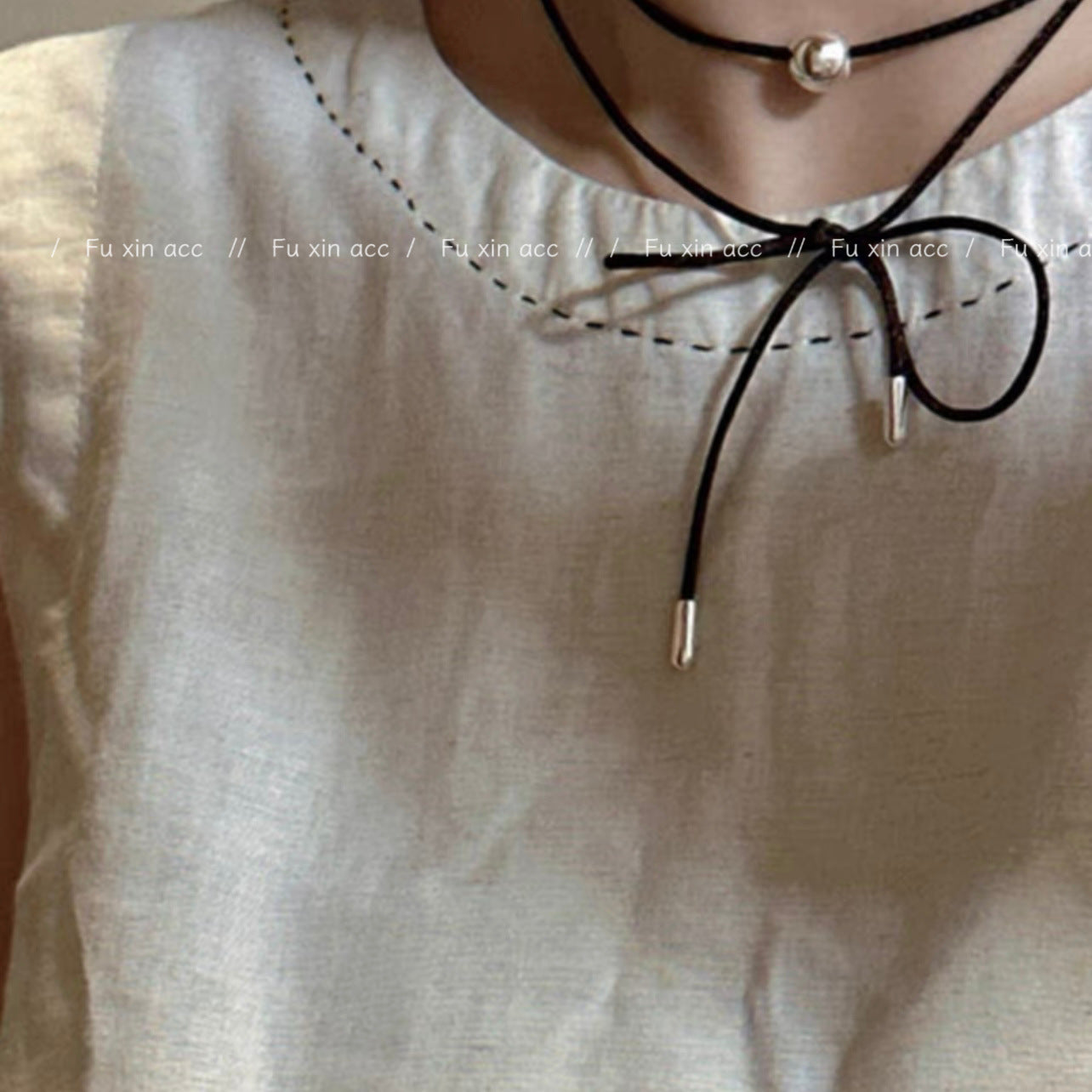 Love Ball Simple Advanced Couple Clavicle Necklaces