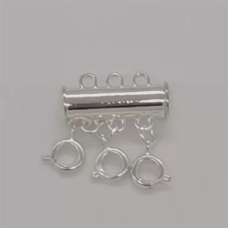 Accessories Magnetic Snap Connection Buckle Double Necklaces