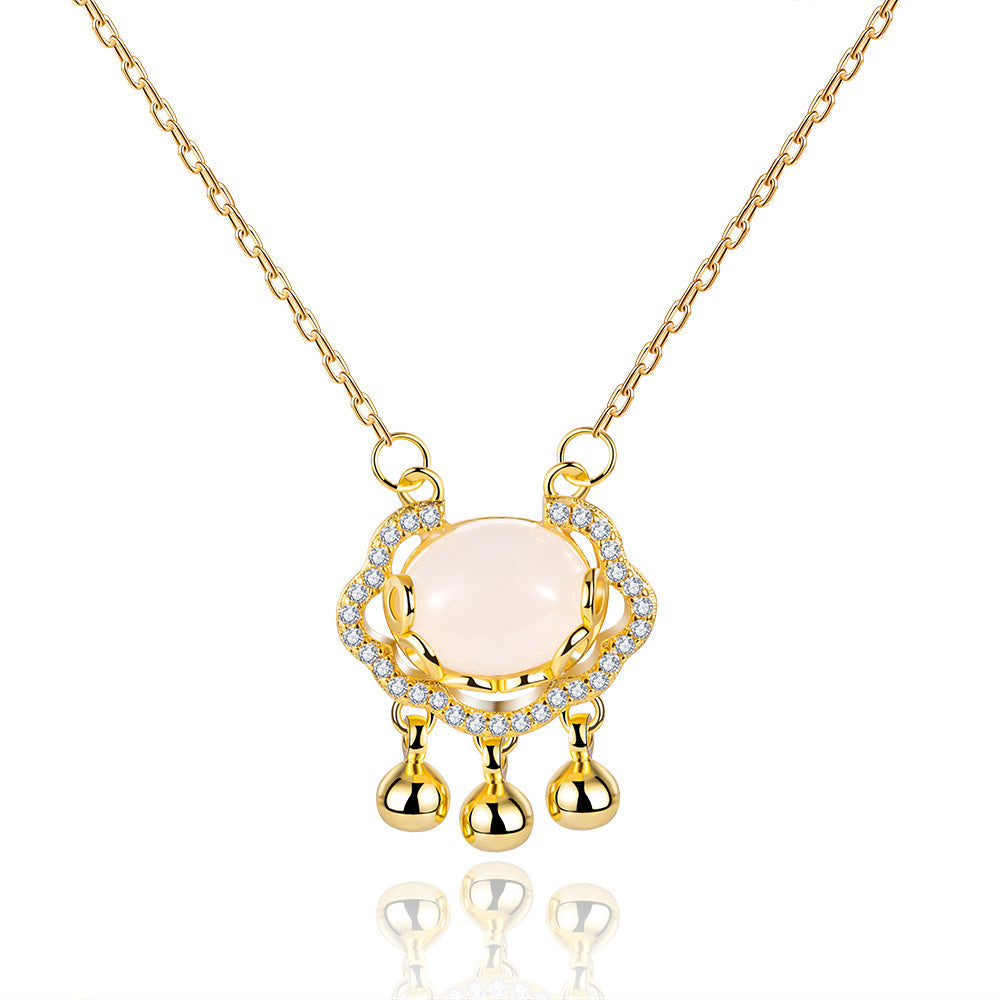 Women's An Longevity Lock Elegant Light Luxury Necklaces
