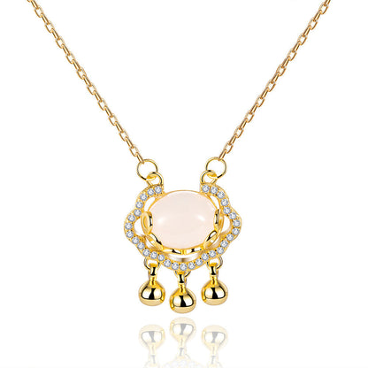 Women's An Longevity Lock Elegant Light Luxury Necklaces