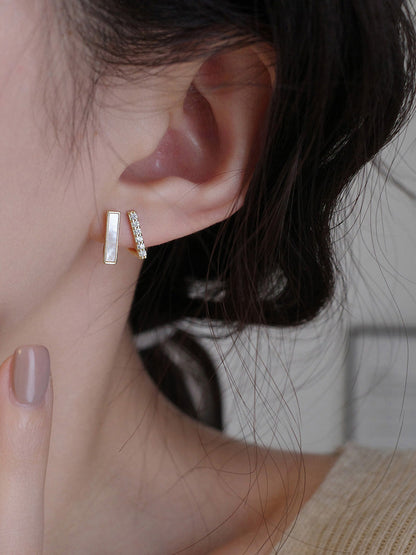 Graceful And Fashionable Commuting Frosty Mosquito Coil Ear Earrings