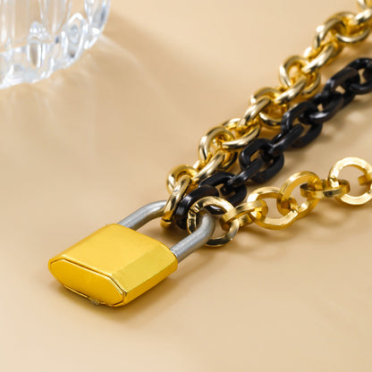 Alloy Exaggerated Female Trend Punk Pendant Necklaces