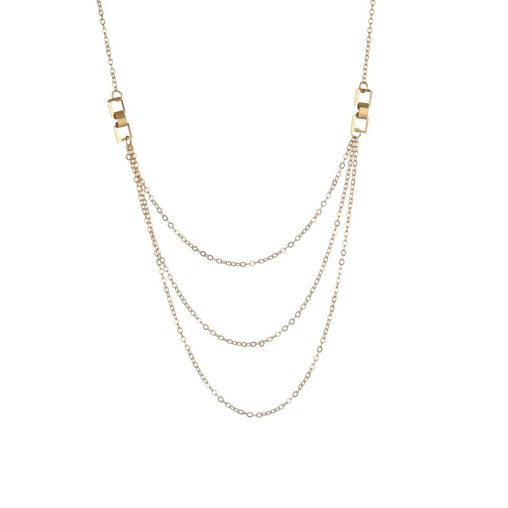 Fashion Retro Chain Tassel Clavicle Accessories Necklaces