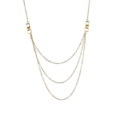 Fashion Retro Chain Tassel Clavicle Accessories Necklaces