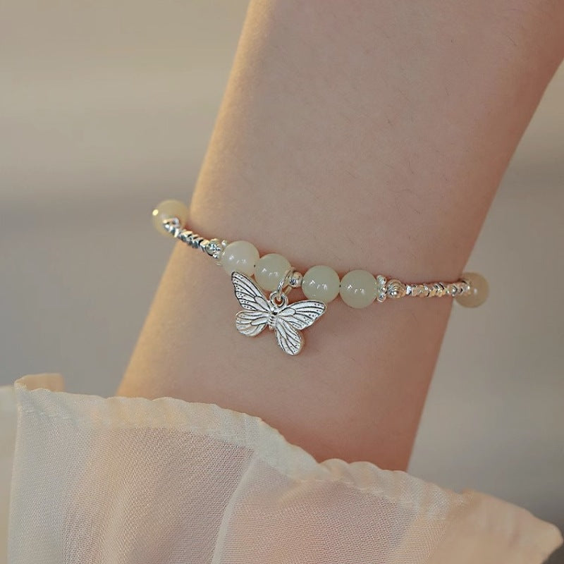 Of Sier Butterfly Jade Female Gift Bracelets