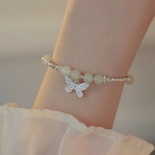 Of Sier Butterfly Jade Female Gift Bracelets