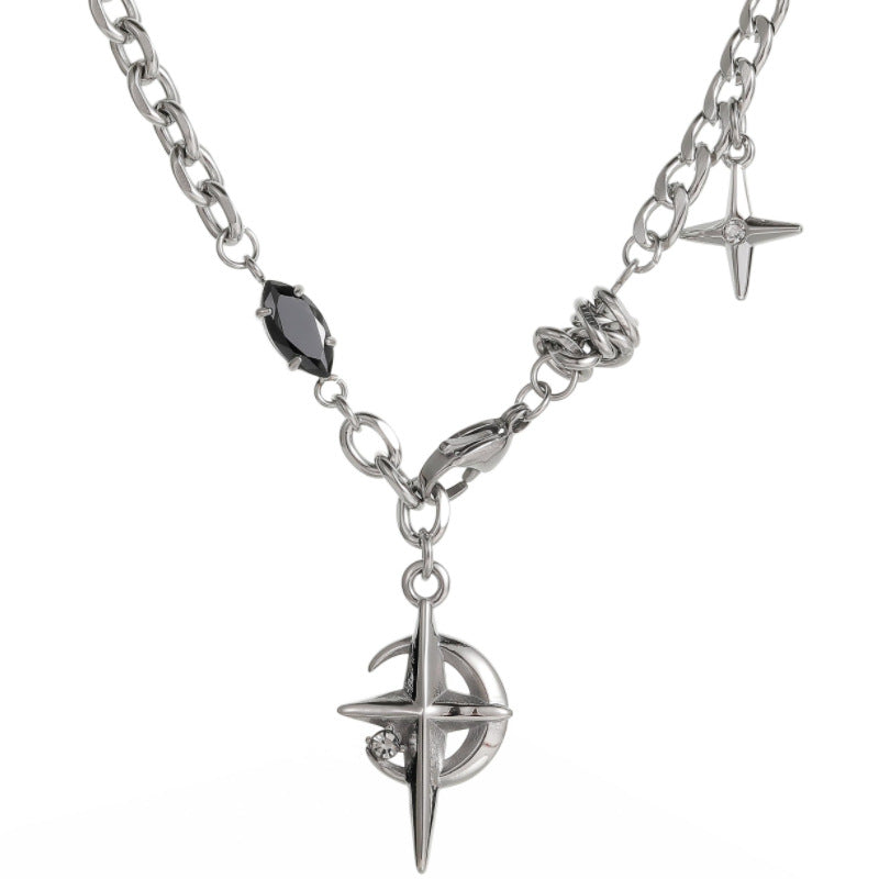 Women's & Men's & Onyx Stars Street Boys Design Necklaces