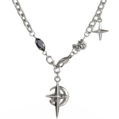 Women's & Men's & Onyx Stars Street Boys Design Necklaces