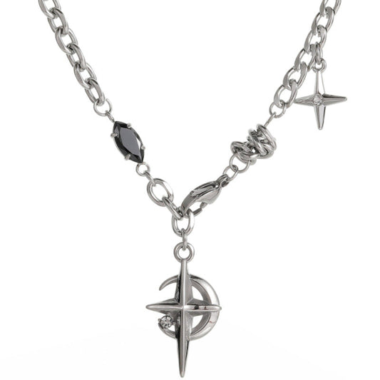 Women's & Men's & Onyx Stars Street Boys Design Necklaces