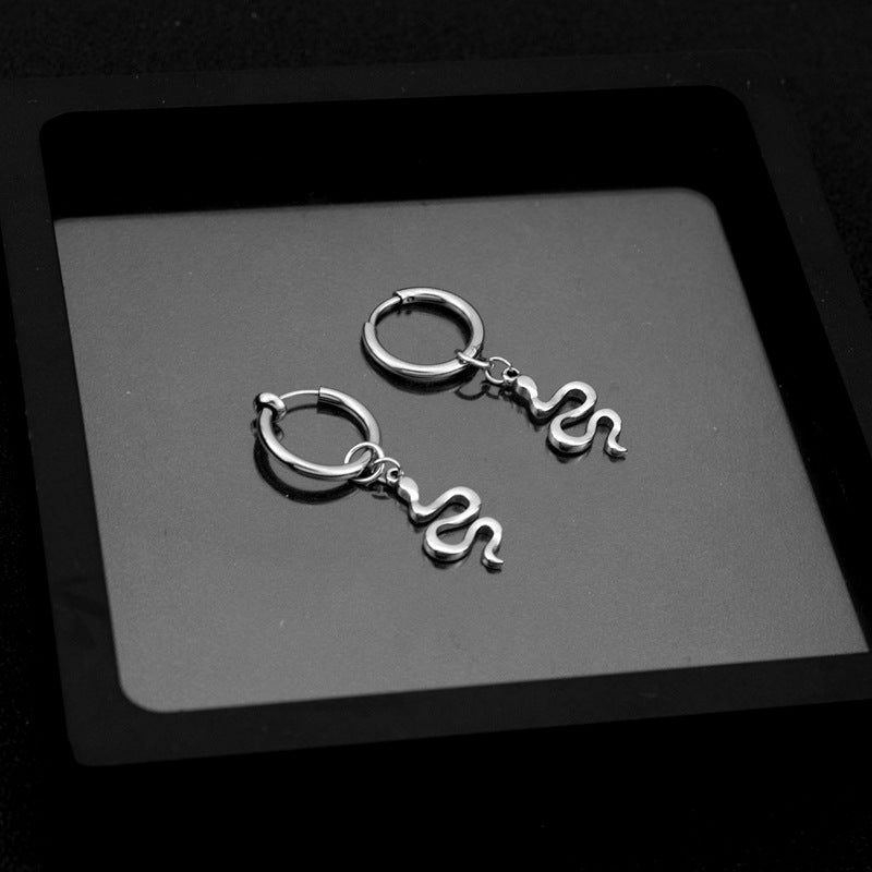 Women's & Men's Hop Punk Unisex Style Snake-shaped Ear Earrings