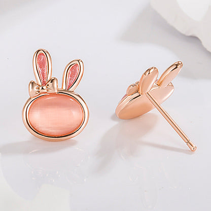 Special Interest Light Luxury Ear Bunny Simple Earrings