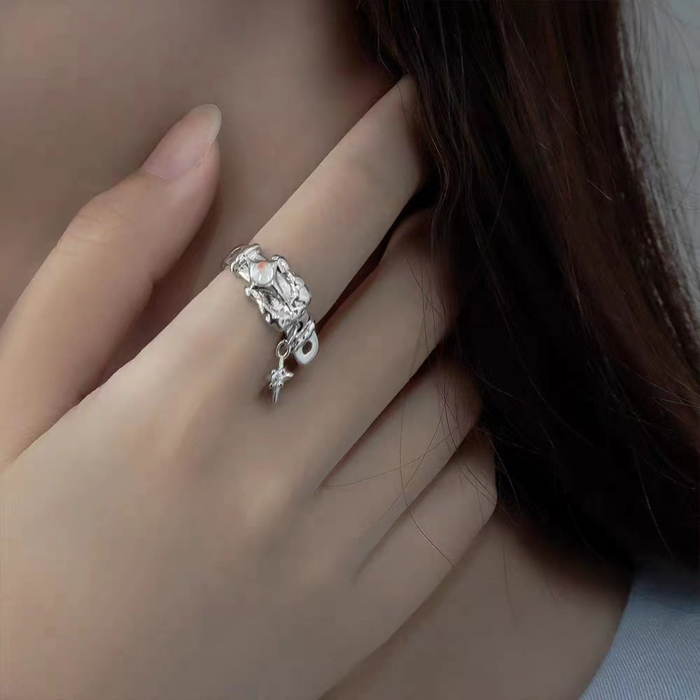 Female Minority Graceful Personality Accessories Affordable Rings