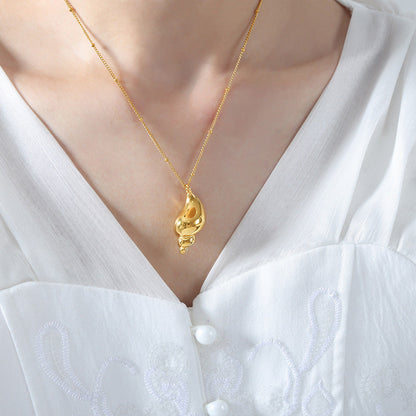 Luxury Fashion Temperament Vacation Style Conch Necklaces