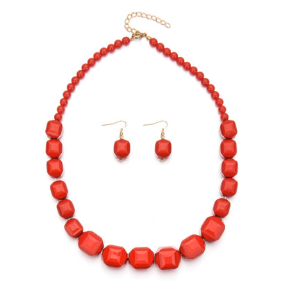 Acrylic Metal Exaggerated Artistic Retro Personalized Necklaces