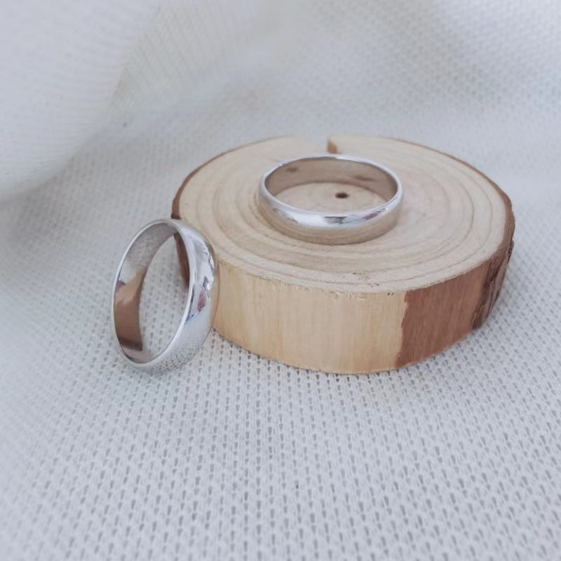 Decorative Female Fashion Aperture Boys Single Rings