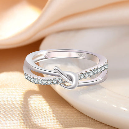 Knotted Female Korean Affordable Luxury Fashion Rings