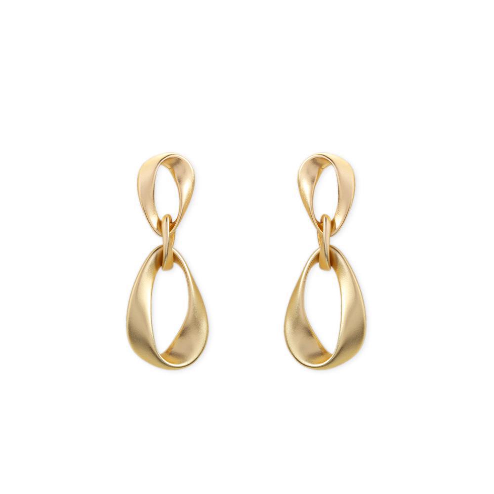 Needle Fashion Metal Irregular Simple Design Earrings