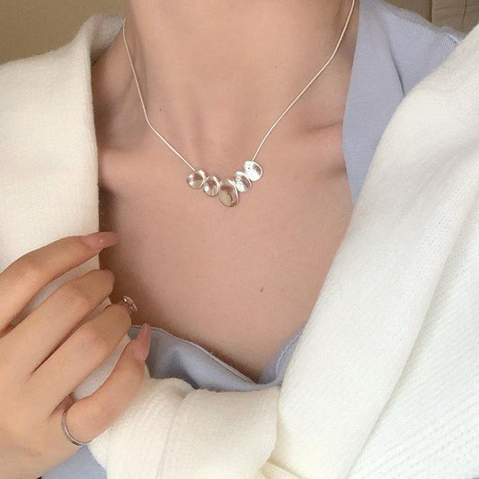 Women's Style Niche Wafer Snake Bone Stylish Necklaces