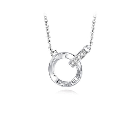 Women's & Men's & Couple Long-distance Love Commemorative Gift Necklaces