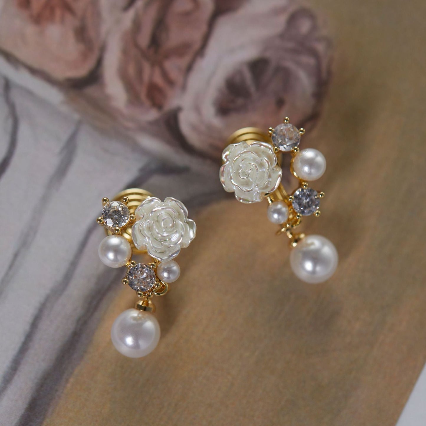 Women's Flower Summer Small French Pearl Trendy Rings