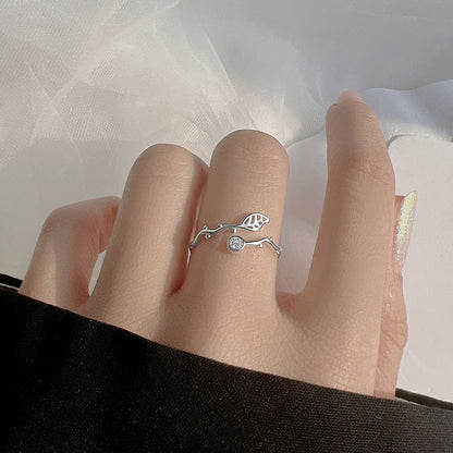 Unique Design Open Artistic Temperament Rattan Rings