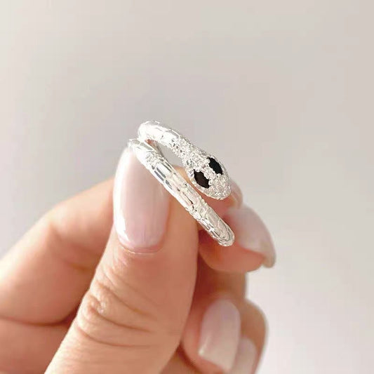 Luxury Minority Design Sense Simulated Snakes Female Temperament Rings