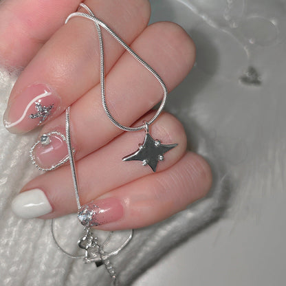 Women's High-grade Design Sense Niche Love Star Necklaces