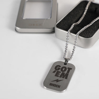 Men's Design Titanium Steel Army Stainless Pendant Necklaces