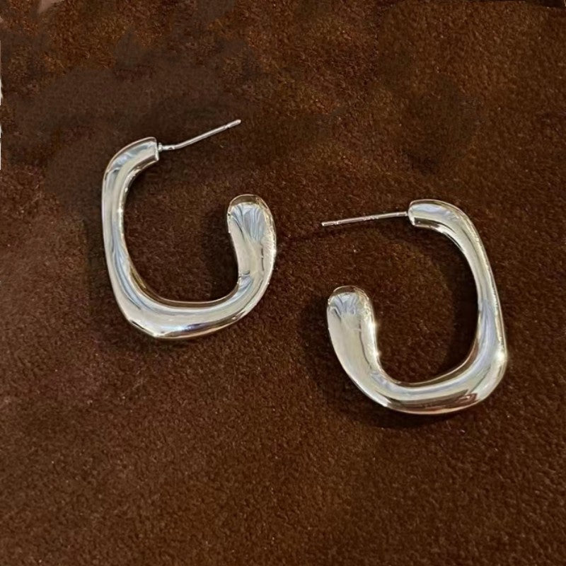 Light Luxury Sense Minority Design Cold Earrings