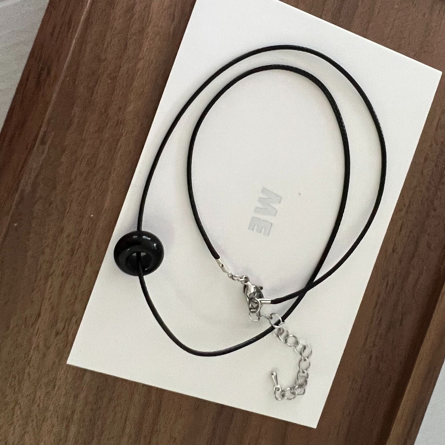 Black Rope Fashion Commuter Geometric Clavicle Chain Necklaces