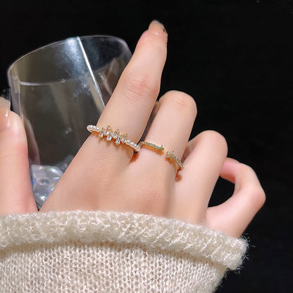 Light Luxury Minority Opening Adjustable Personalized Rings