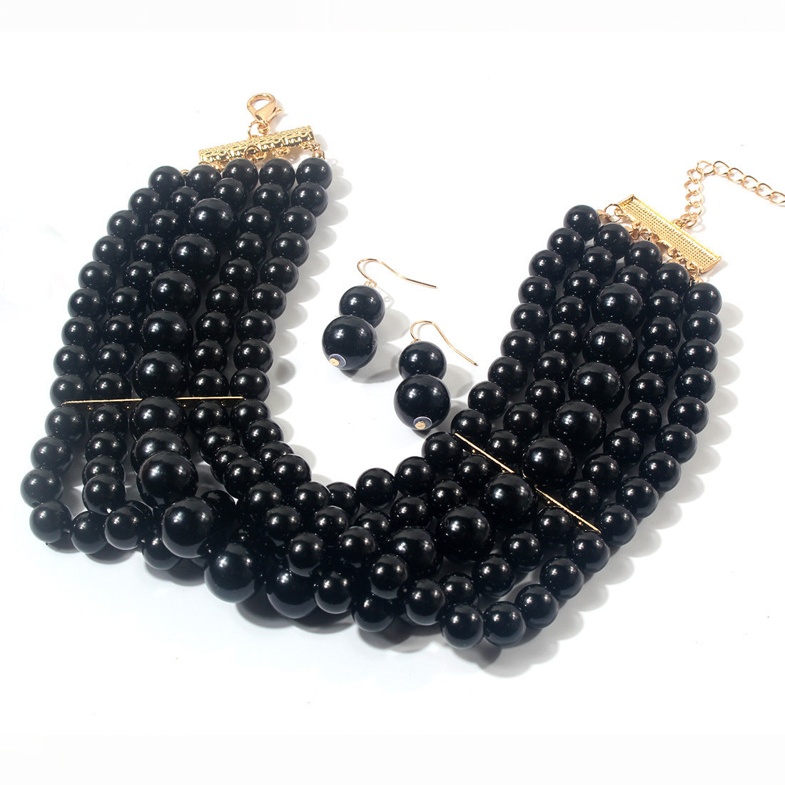 Women's Pearl Short Set Of Ornaments Necklaces