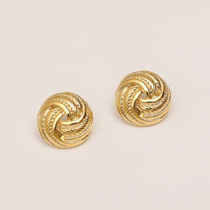 Style Retro Fashion Personalized Graceful And Earrings