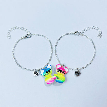 Colorful Koalas Good Friend Cute Fashion Necklaces