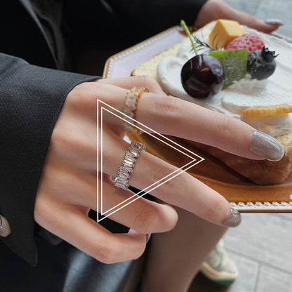 Light Luxury Female Trendy Nightclub Disco Rings