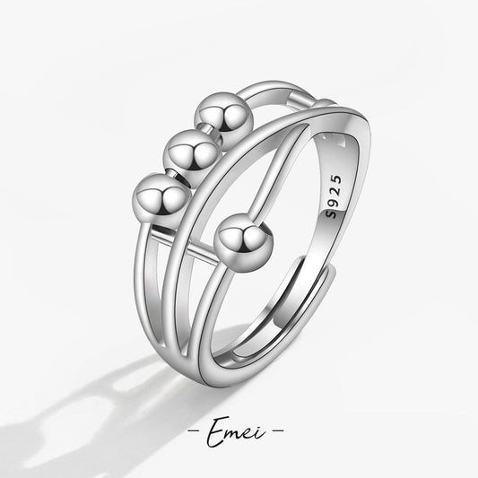 Women's Personality Lucky Beads Smart Design Cross Rings