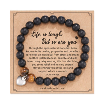 Women's & Men's & Natural Pink Zebra And Friendship Bracelets