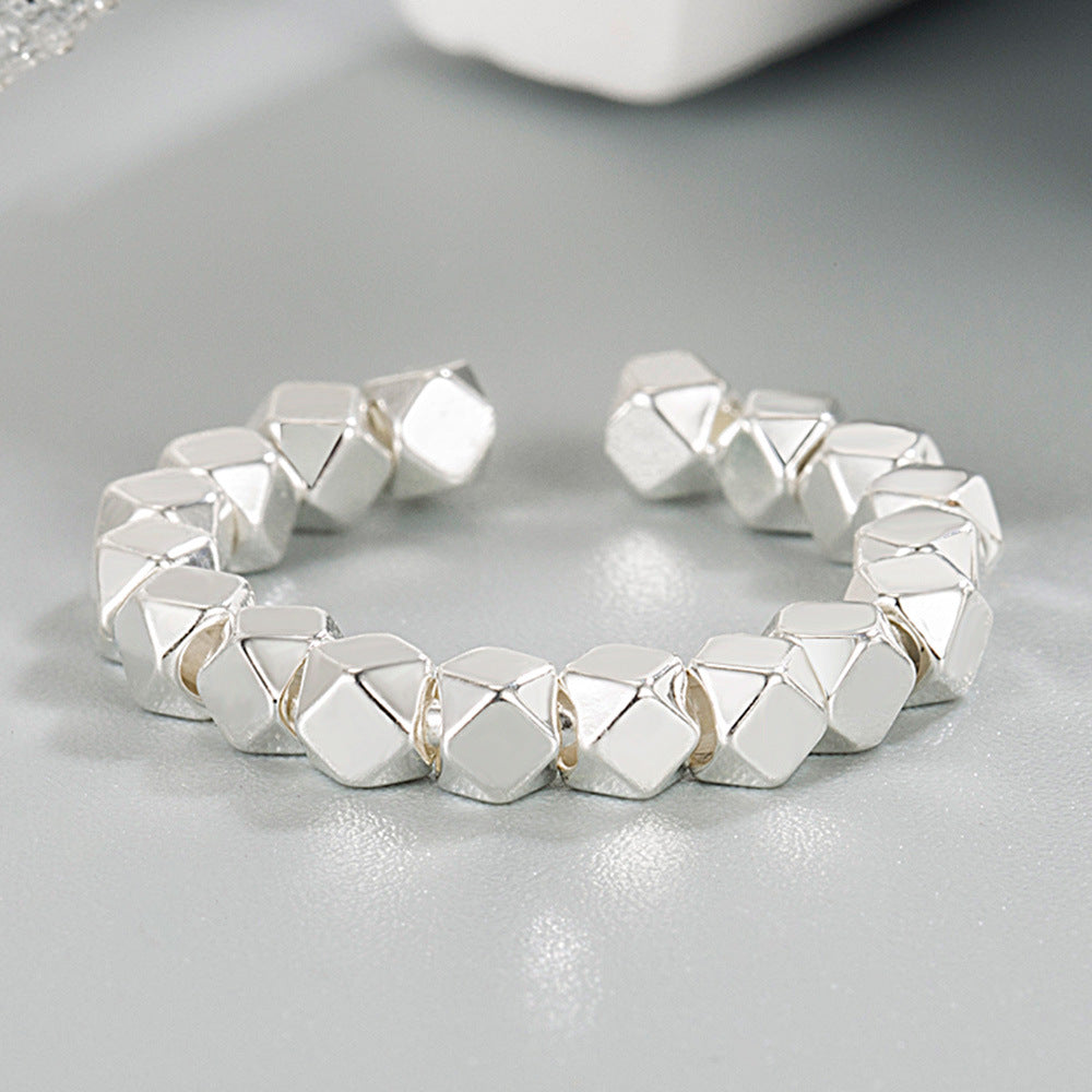 Irregular Small Pieces Of Sier Stylish Graceful Simple Rings