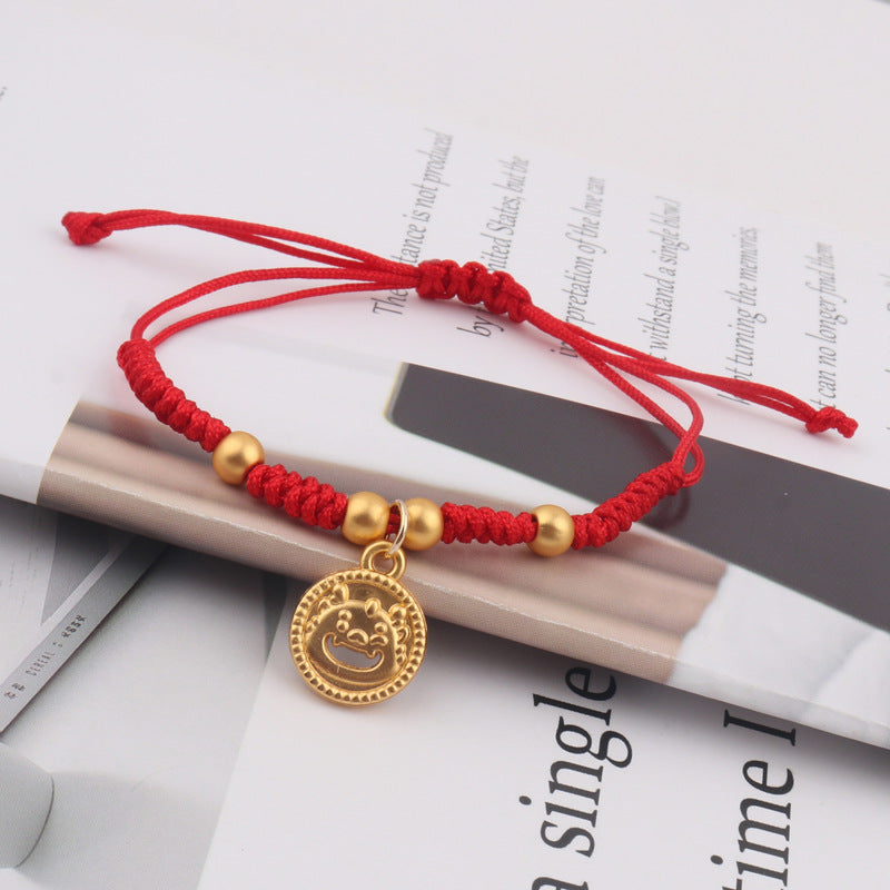 Dragon Red Rope Live Broadcast Hand-woven Bracelets