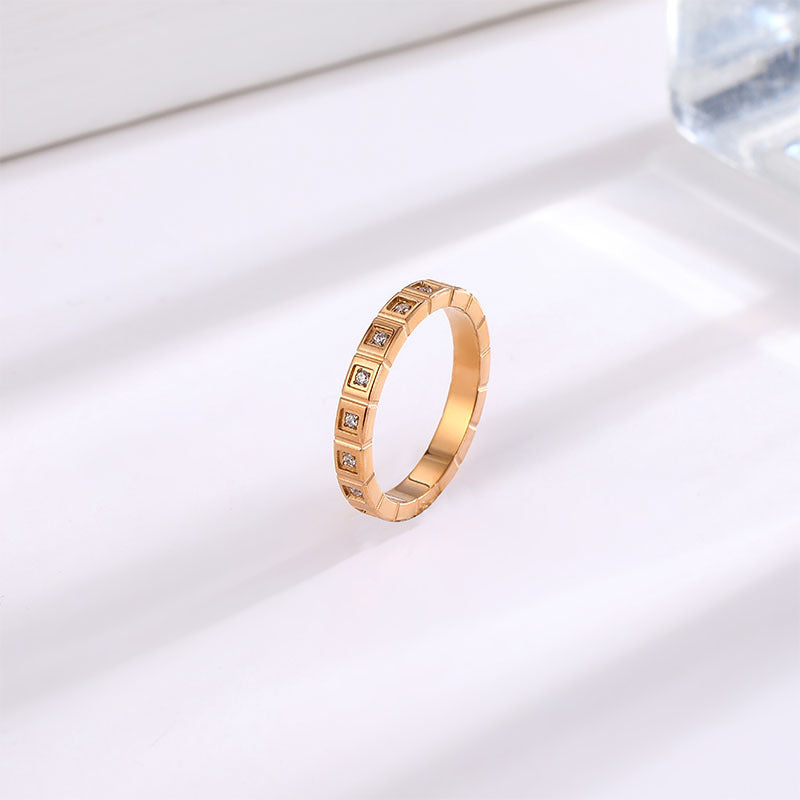 Gang Drill Titanium Steel Female Niche Rings