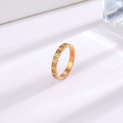 Gang Drill Titanium Steel Female Niche Rings