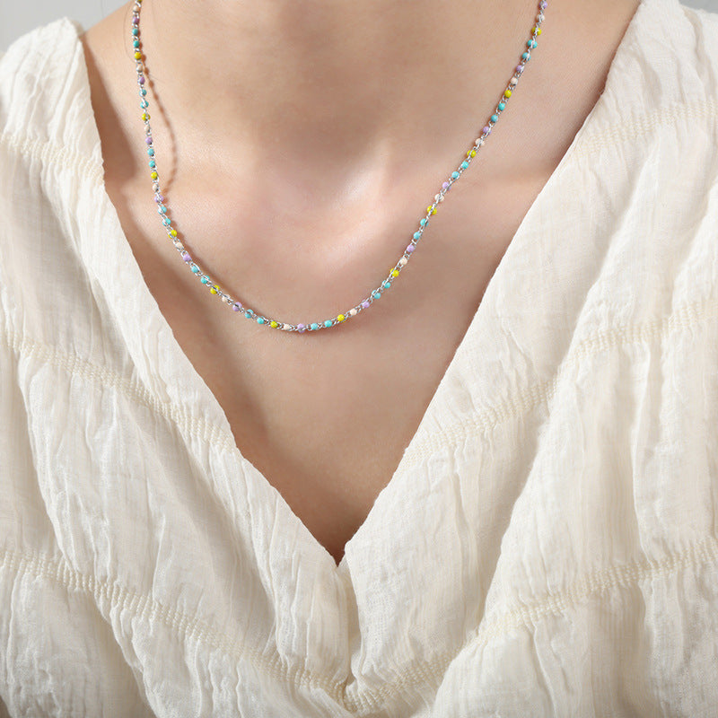 Women's High Sense Simple Handmade Beaded Bead Necklaces