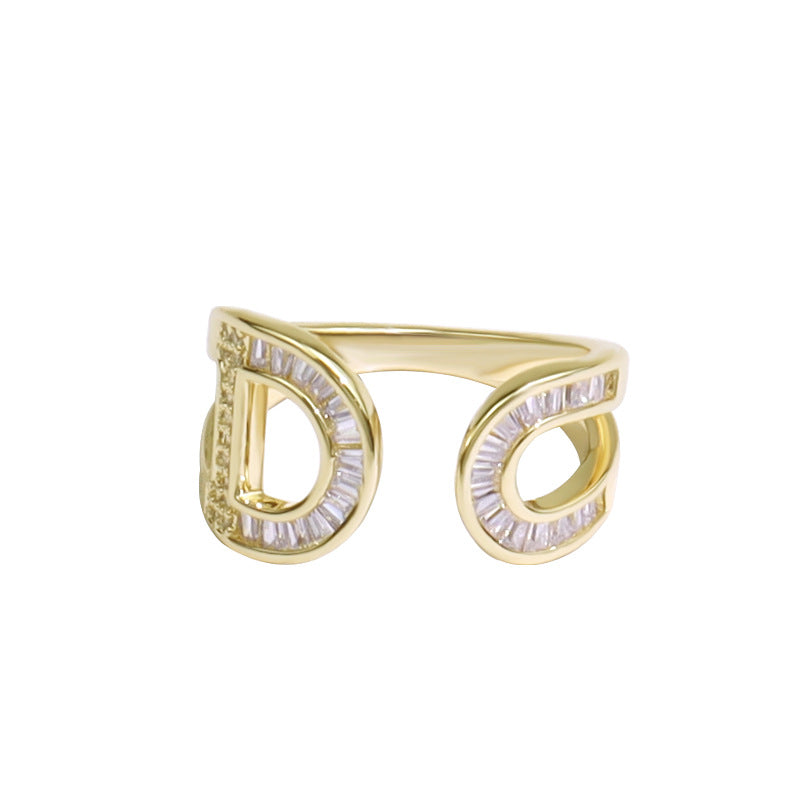 Women's Luxury Fashion Style Design Open Personal Rings