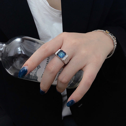 Open Female Irregular Trendy Cool Index Rings