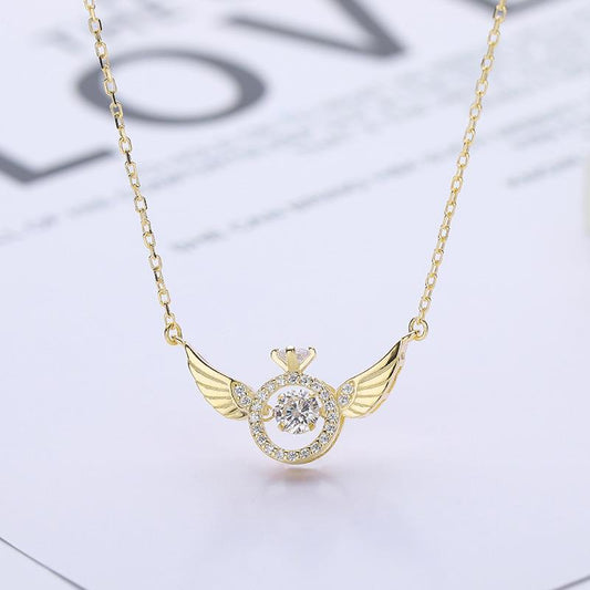 Heart Wings Female Niche Design Simple Necklaces