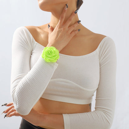 Women's French Elegant Camellia Pearl Fashion Retro Necklaces