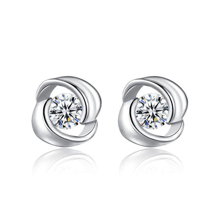 Women's Trendy Four-leaf Clover Simple Fashion Temperament Earrings