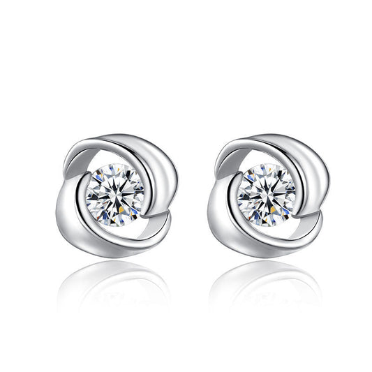 Women's Trendy Four-leaf Clover Simple Fashion Temperament Earrings